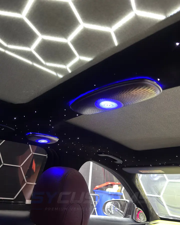 Mercedes Rear Roof LED Speakers