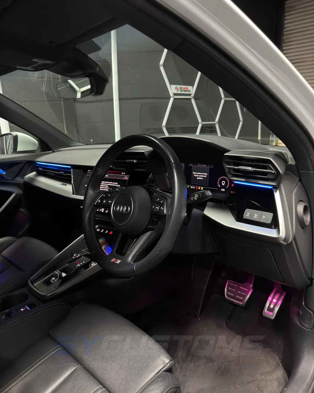 Audi A3 8Y OEM Ambient Lighting, Starlights installation