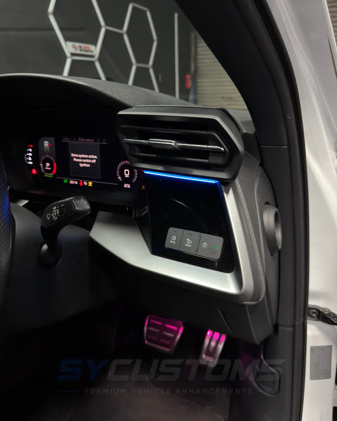 Audi A3 8Y OEM Ambient Lighting, Starlights installation