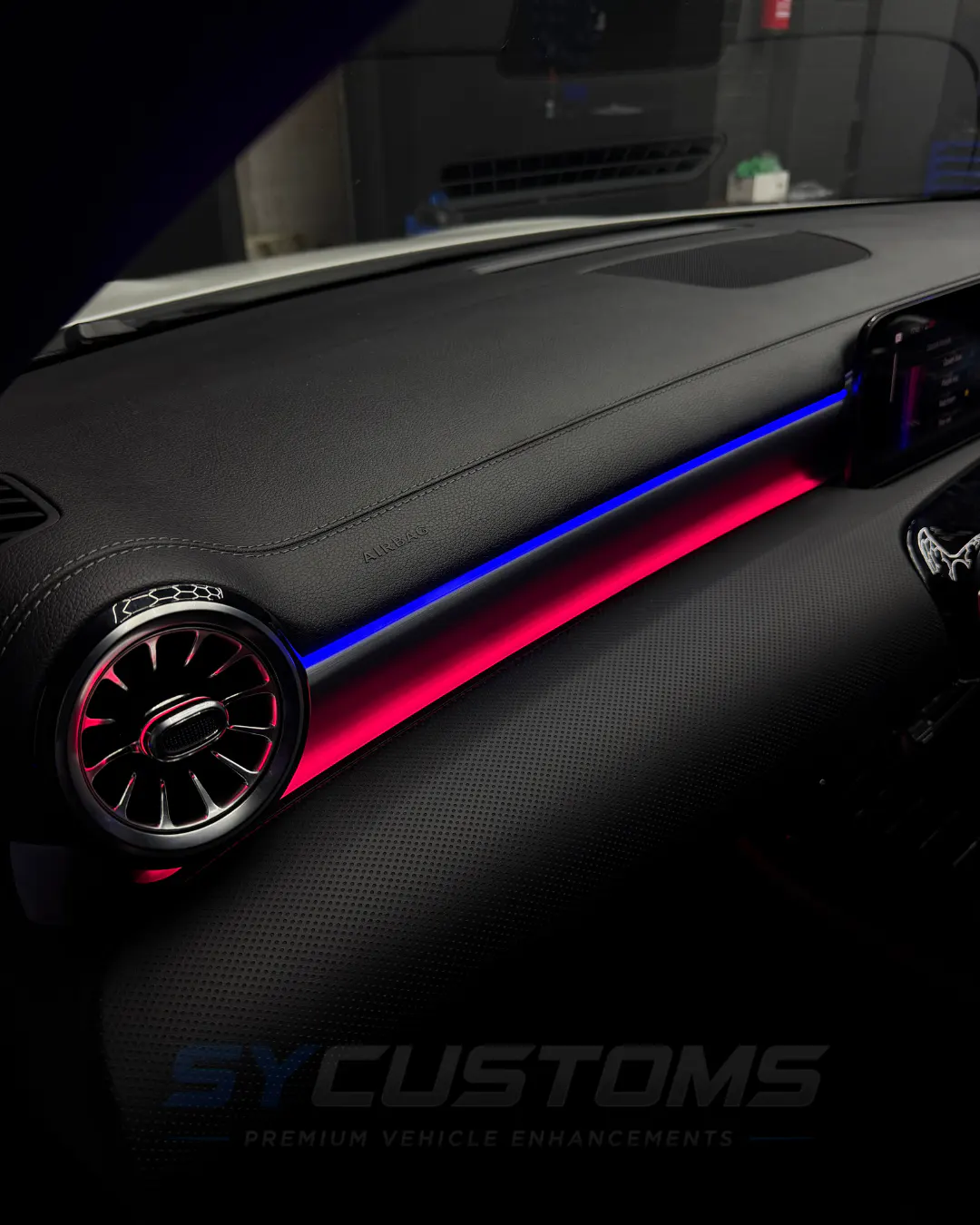 Mercedes A-Class W177 OEM Ambient Lighting, Starlights installation