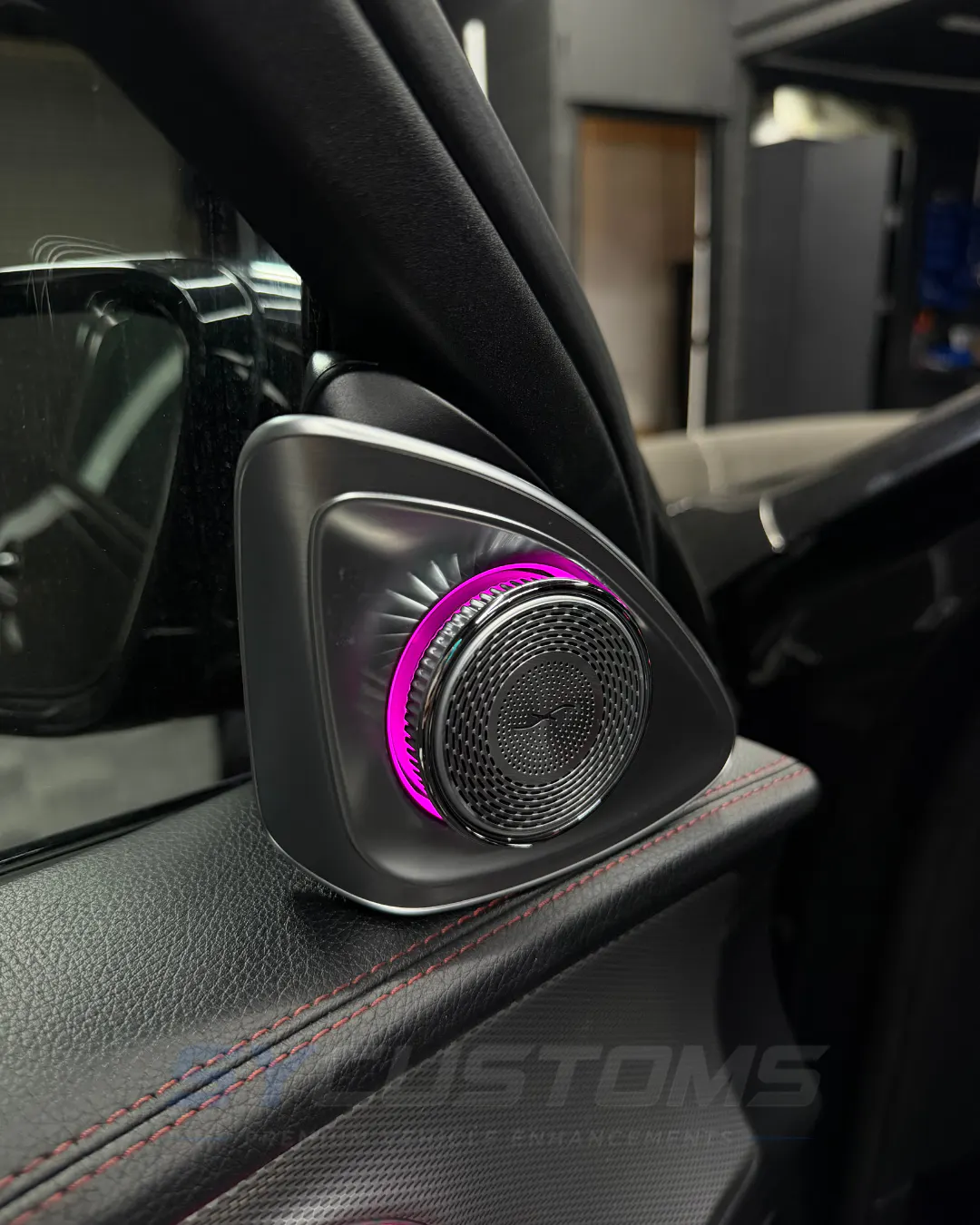 Mercedes E-Class E43 OEM Ambient Lighting, Car accessories installation