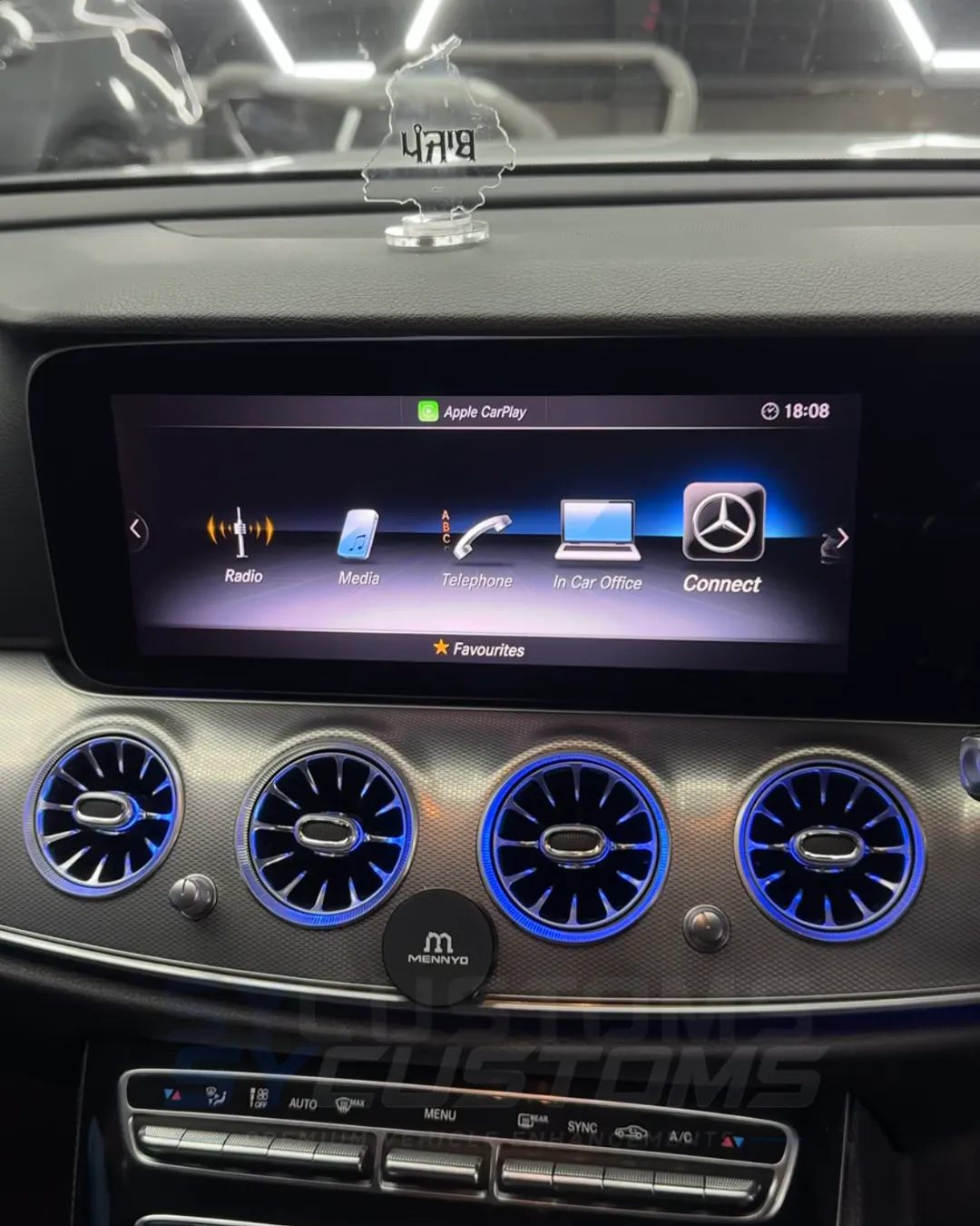 Mercedes E-Class OEM Retrofits, OEM Ambient Lighting, Car accessories, Custom Steering Wheel installation