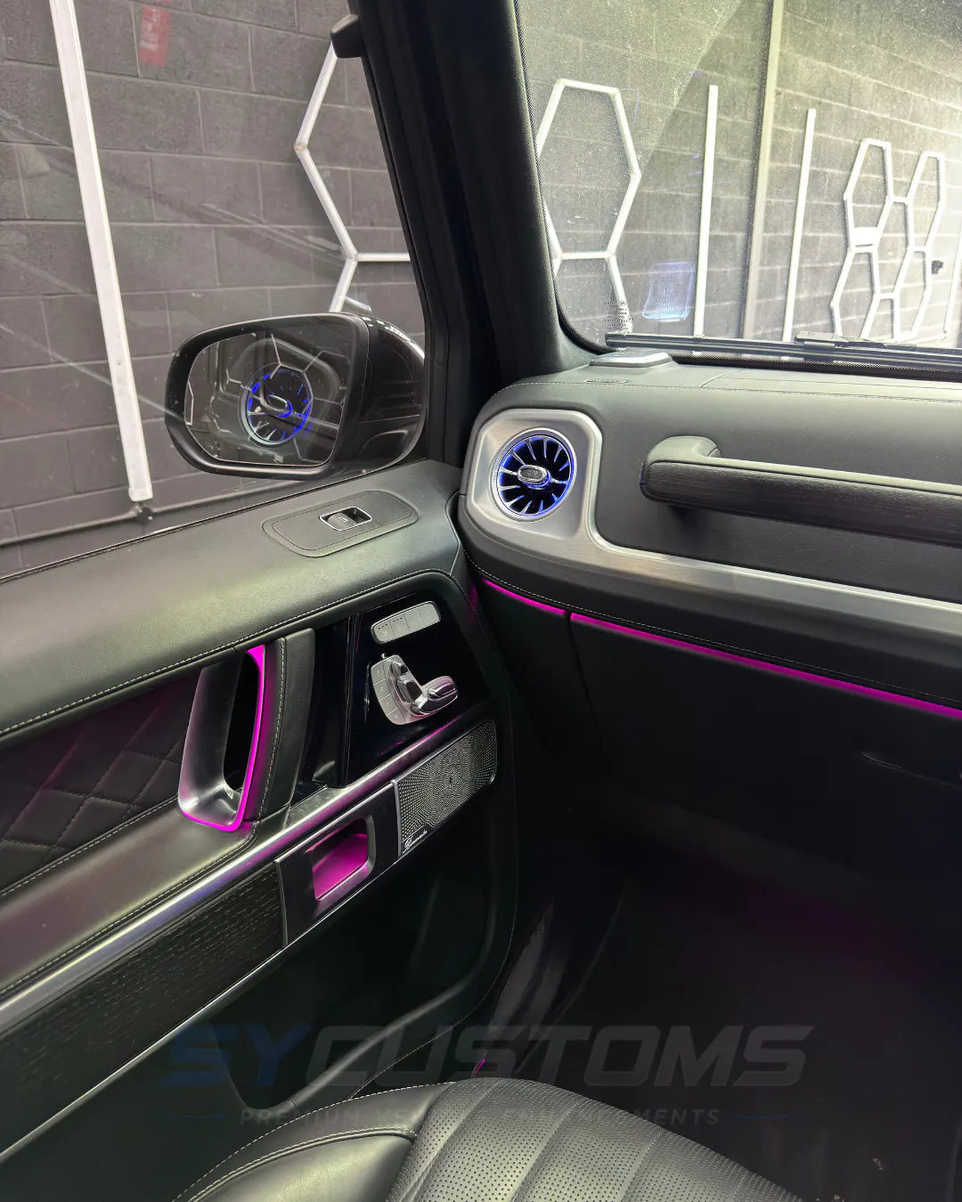 Mercedes G-Wagon OEM Ambient Lighting installation