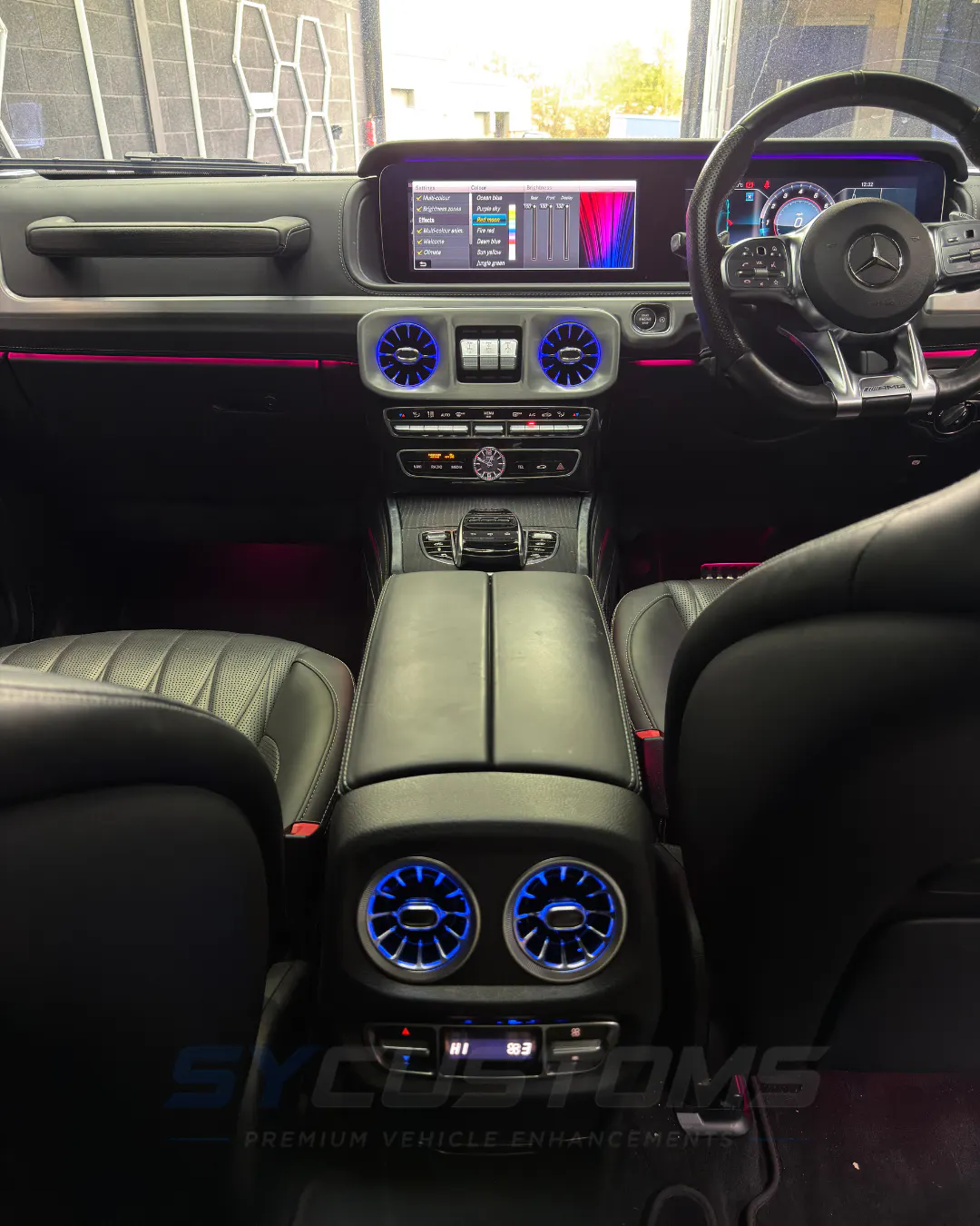 Mercedes G-Wagon OEM Ambient Lighting installation