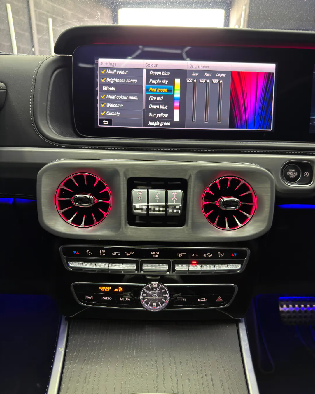 Mercedes G-Wagon OEM Ambient Lighting installation