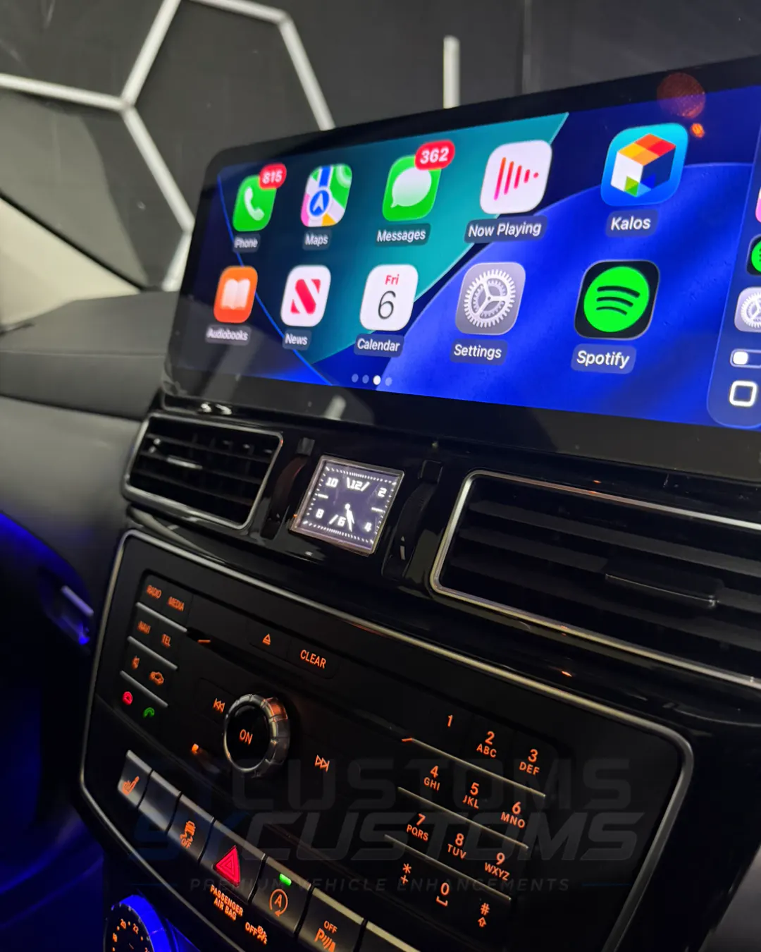 Mercedes GLE OEM Ambient Lighting, Screen upgrade, Digital Cluster upgrade installation