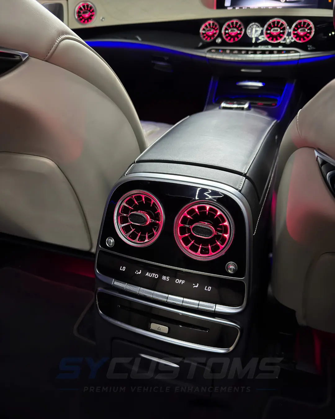 Mercedes S-Class OEM Ambient Lighting installation