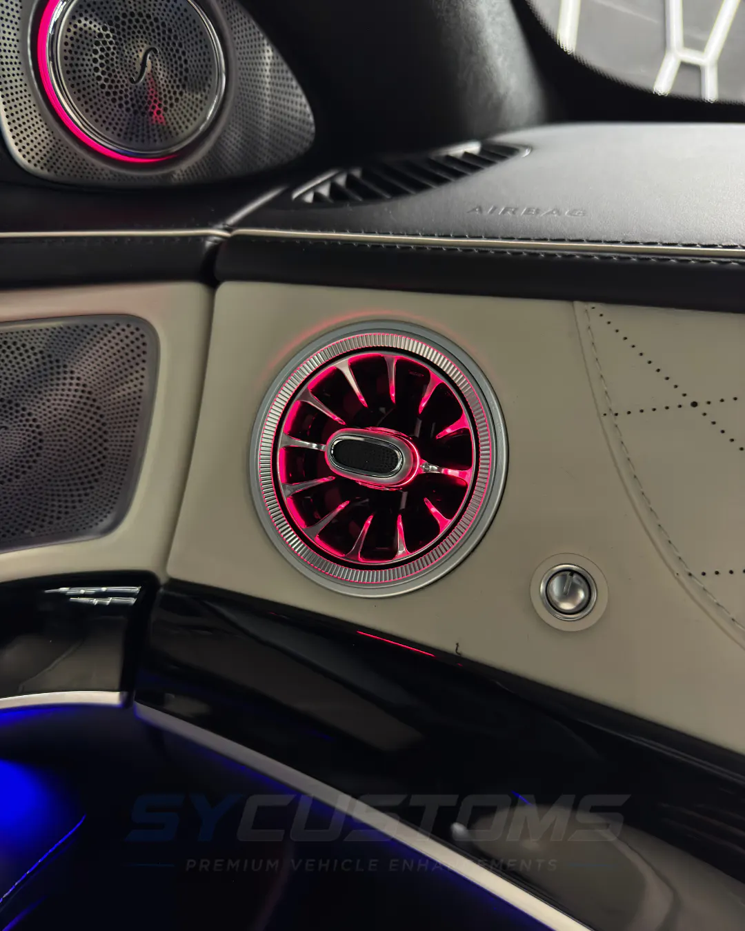 Mercedes S-Class OEM Ambient Lighting installation
