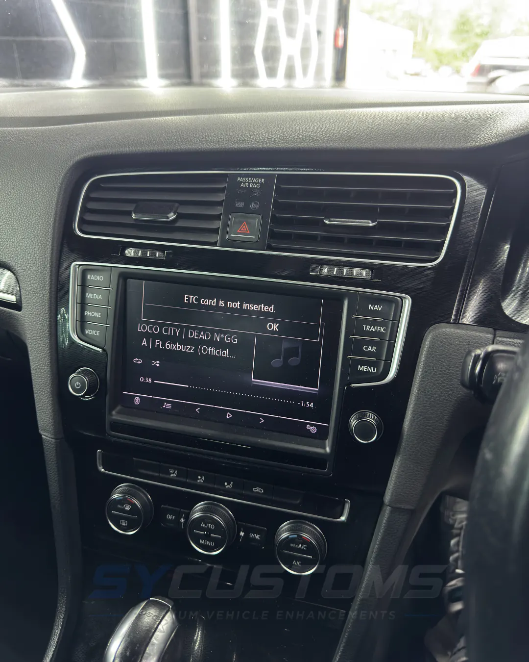 Volkswagen Golf before oem retrofits installation